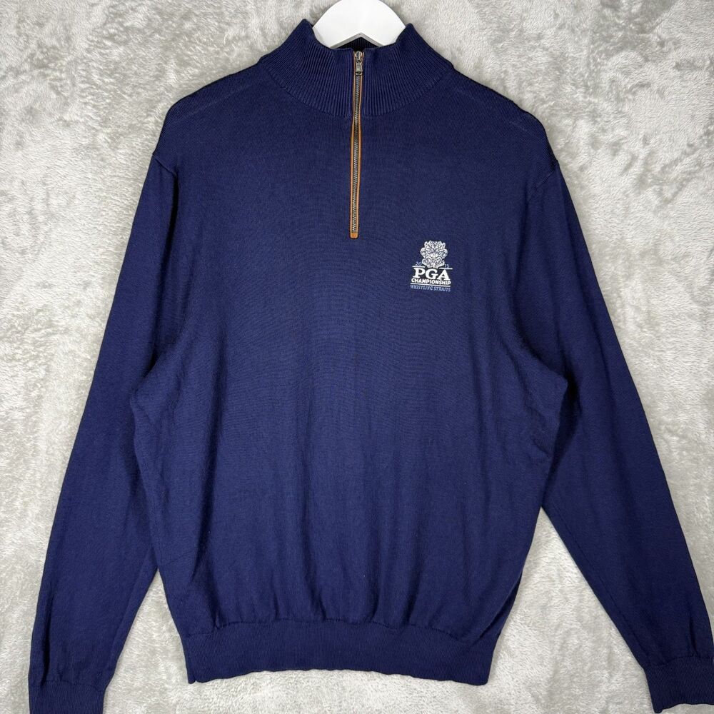 Polo Ralph Lauren Golf Sweater Men Large 2015 PGA Championship Whistling Straits